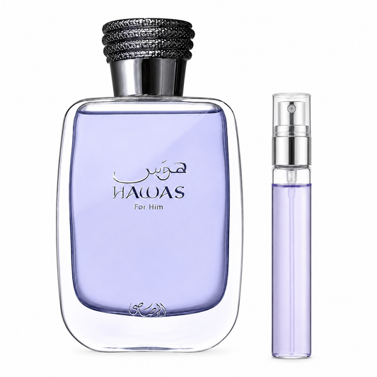 Rasasi Hawas For Him Eau de Parfum Decant – 2ml, 5ml & 10ml