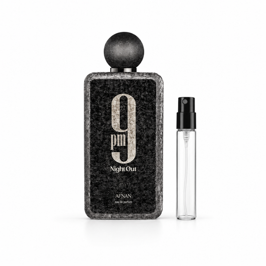 Afnan 9PM Night Out Extrait De Parfum Decant – 2ML, 5ML & 10ML